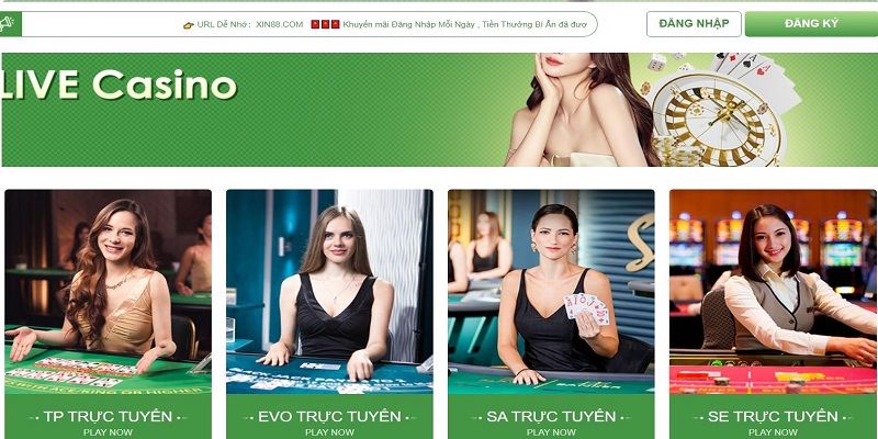 Những sảnh cực hot có tại casino của Xin88